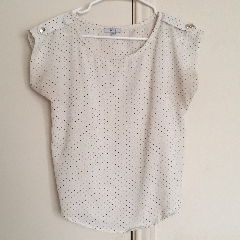 Polka dot blouse